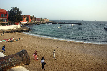 Ile de Gor�e au large de Dakar 