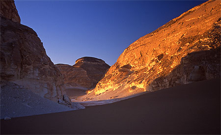 Montagne au soir