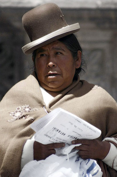 Chapeau boule � Plazza de Armas