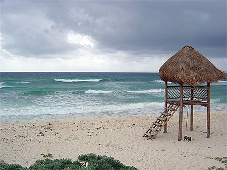 Plage de Cozumel, c�te Est