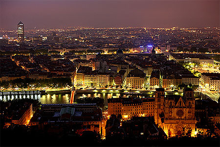 Lyon la nuit