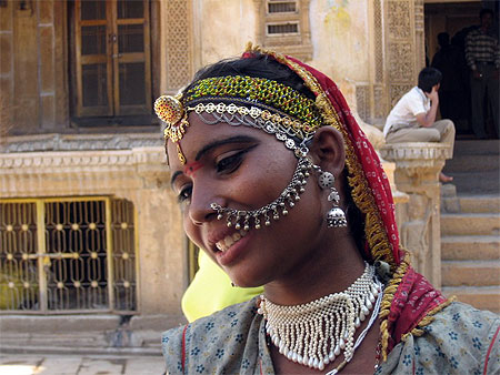 Jeune femme indienne