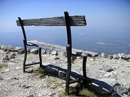 Vieux banc du Ventoux