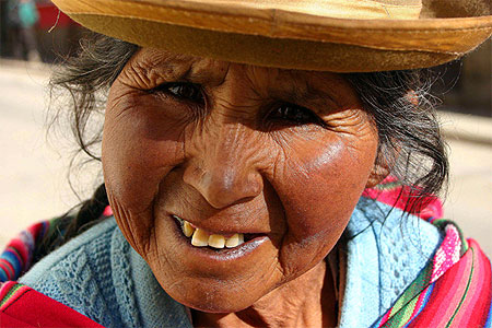 Dans le centre de Oruro...