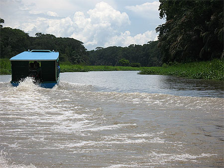 En route vers le parc national de Tortuguero