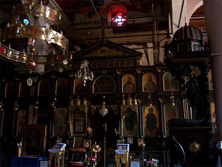 Int�rieur d'une �glise orthodoxe