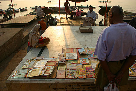 Ambiance sur les ghats de Varanasi 