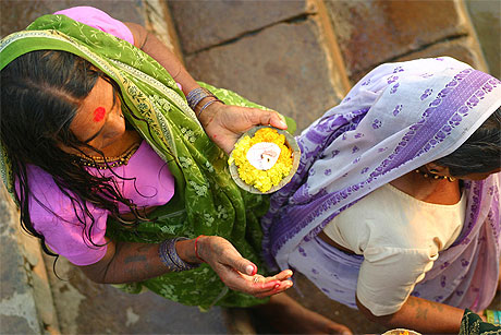 Ambiance sur les ghats de Varanasi 