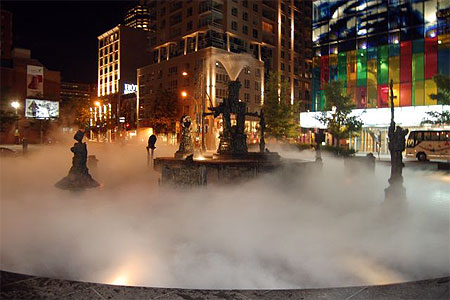 Brume de la Place Jean Paul Riopelle