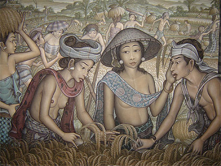 Peinture balinaise