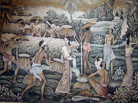 Peinture balinaise