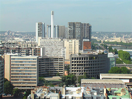 Prise de vue de la Tour Eiffel