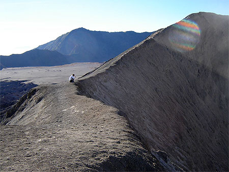 Au bord du cratere du Bromo