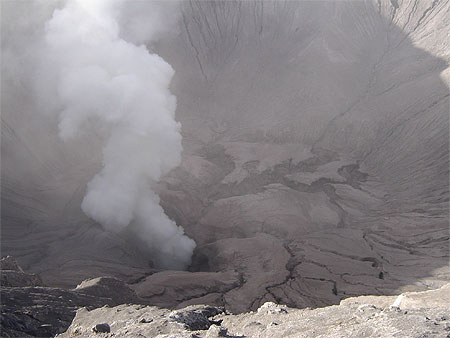 Fond du crat�re du Bromo