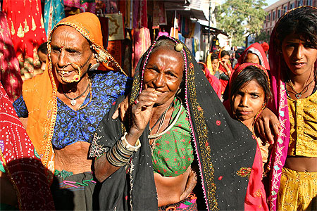 Lors de la foire aux chameaux de Pushkar
