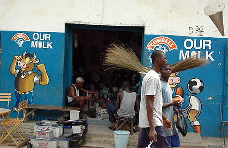 Enseigne et �choppe, Takoradi