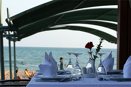Resto de bord de plage