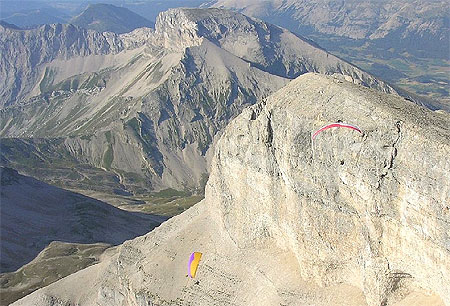 Massif de l'Obioux en Parapente