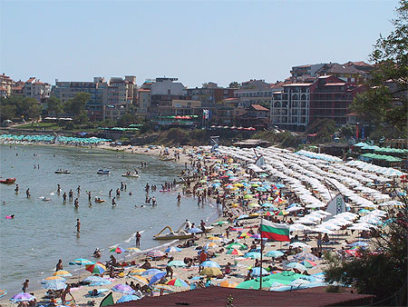 Plage au mois d'ao�t