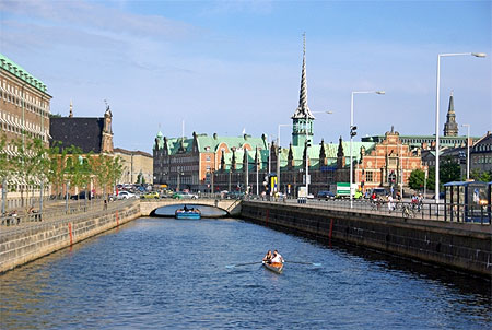 Un canal � Copenhague