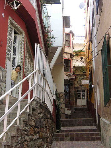 Les "callejones" de Guanajuato