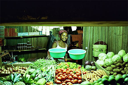Petit commerce... Mais grand sourire !
