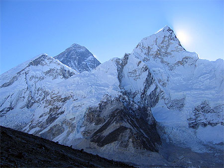 Everest depuis le sommet du Kala Pattar