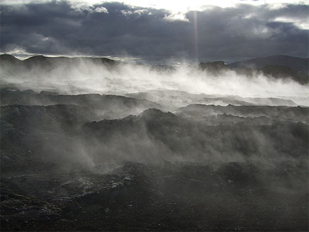 Champ de lave � Krafla