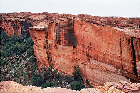 Kings Canyon et ses falaises hautes de 100m