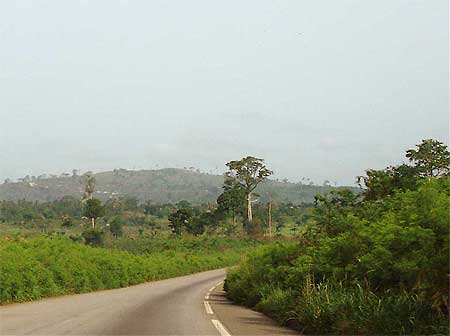 Yamoussoukro : sur la route