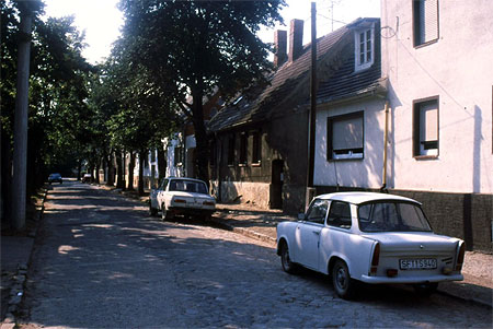 Une rue � Neundorf en Anhalt