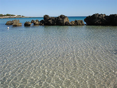 Eau cristaline � Marina di Pulsano