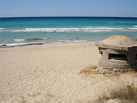 Plage de sable fin � Gallipoli