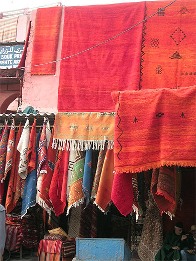 Tapis haut en couleur