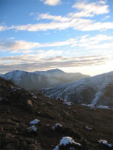 Fin de journ�e dans le Caj�n del Maipo
