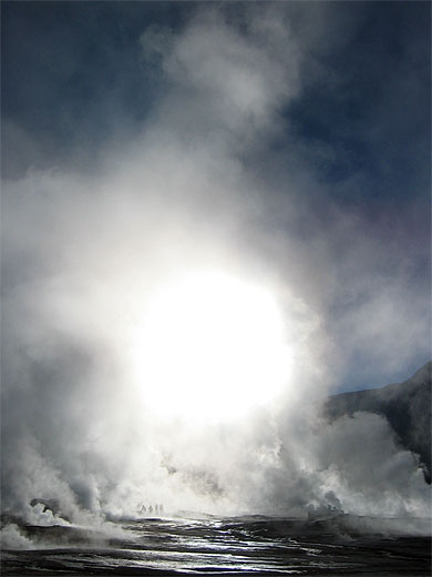 Jeux de lumi�re au Tatio