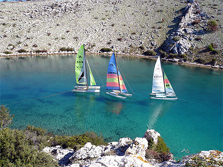 Raid en catamaran dans les �les Kornati
