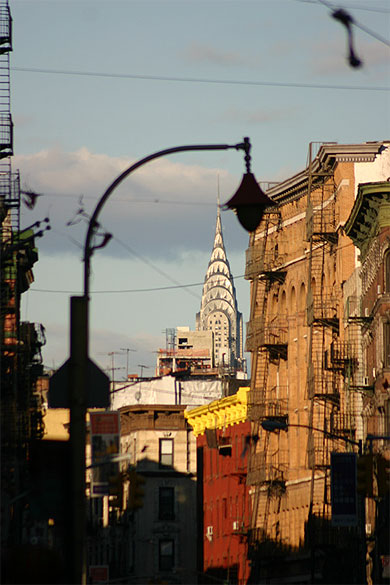 Chrysler building from chinatown