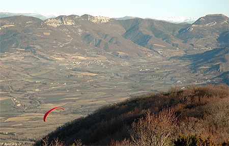 Vall�e de Ste Jalle, vue de la Montagne du Linceuil
