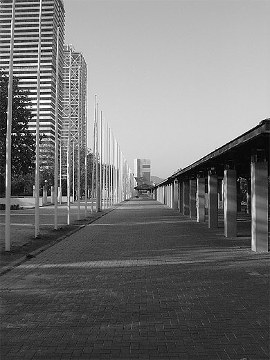 Perspective sur le remblais