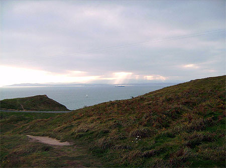 Tour de la presqu'�le de Howth � pied