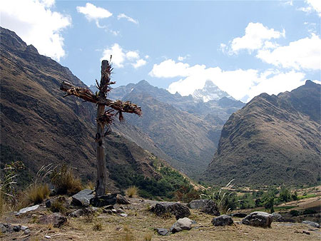 Cruz y nevado, dans la cordillera Blanca