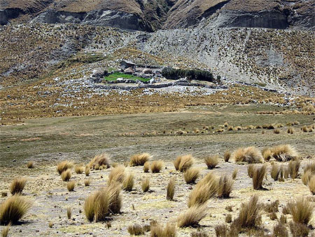 Bergerie perdue dans le paramo