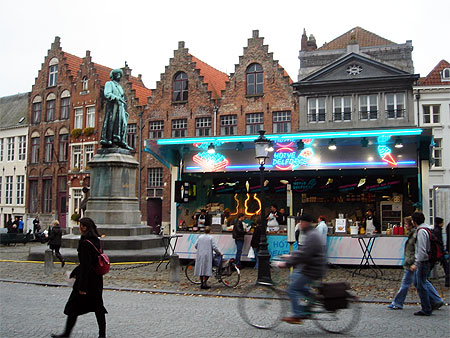 Baraque � frites � Bruges