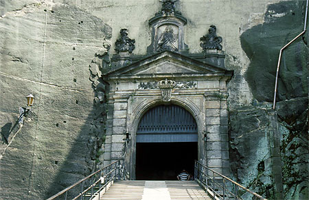 Le pont-levis de la forteresse de K�nigstein