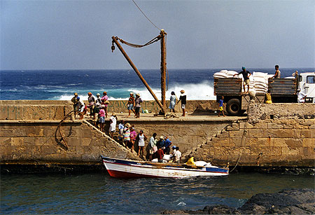 Ile de Santo Antao. Port de Ponta Do Sol.