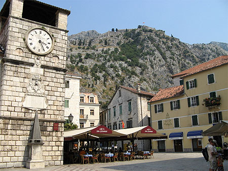 Place centrale de Kotor