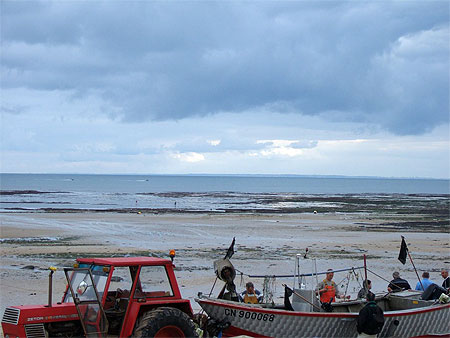 Mar�e basse � Langrune