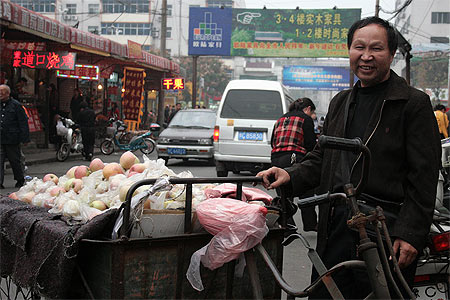 Dans les rues de Luoyang 