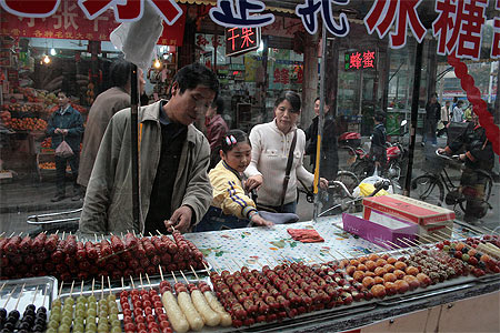 Dans les rues de Luoyang 